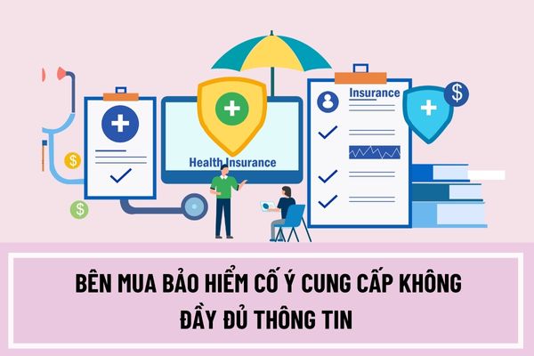 Bên mua bảo hiểm cố ý cung cấp không đầy đủ thông tin thì doanh nghiệp bảo hiểm có quyền hủy bỏ hợp đồng không?