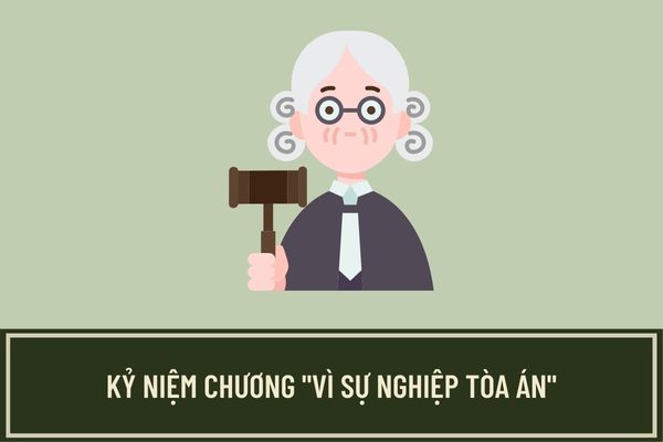 Cá nhân bị kỷ luật cảnh cáo thì thuộc diện chưa được xét tặng hay không được xét tặng Kỷ niệm chương 'Vì sự nghiệp Tòa án'?