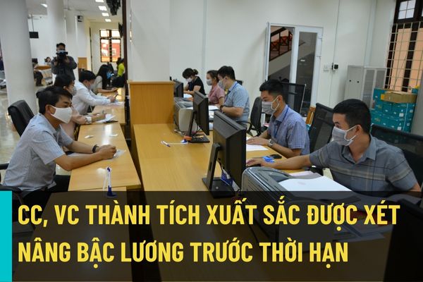 Công chức viên chức Bộ tư pháp có thành tích xuất sắc được xét nâng bậc lương trước thời hạn như thế nào?