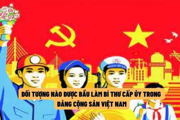 Quy trình tiến hành bầu cấp ủy trong Đảng được thực hiện như thế nào? Đối tượng nào được bầu làm bí thư cấp ủy trong Đảng?