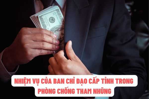 Quy định về nhiệm vụ và quyền hạn của Ban chỉ đạo cấp tỉnh trong công tác phòng chống tham nhũng và tiêu cực?