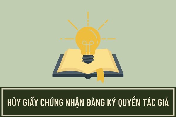 Đơn đề nghị hủy bỏ hiệu lực Giấy chứng nhận đăng ký quyền tác giả, quyền liên quan được quy định như thế nào?