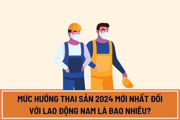 Mức hưởng thai sản 2024 mới nhất đối với lao động nam là bao nhiêu?