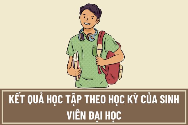 Kết quả học tập theo học kỳ của sinh viên đại học được đánh giá dựa trên tiêu chí nào? Trường đại học xử lý kết quả học tập theo tín chỉ như thế nào?