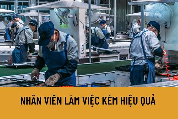 Nhân viên làm việc kém hiệu quả thì doanh nghiệp có được phép đơn phương chấm dứt hợp đồng không?