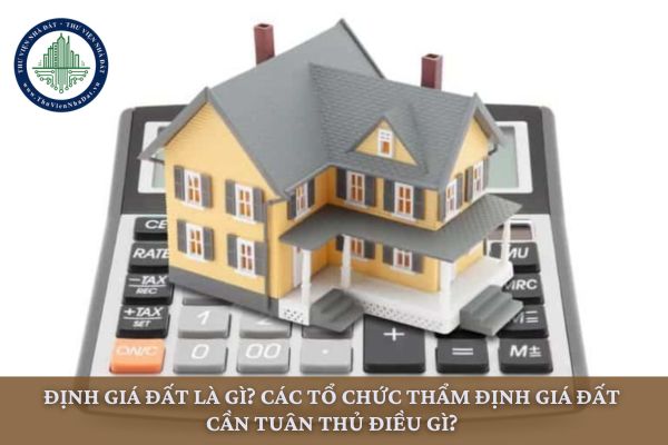 Định giá đất là gì? Các tổ chức thẩm định giá đất cần tuân thủ điều gì?
