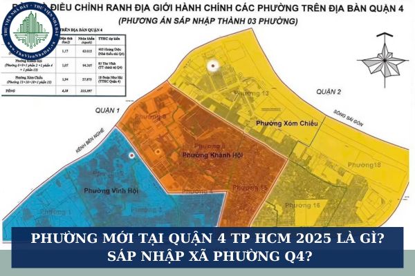 Phường mới tại Quận 4 TP HCM sau sáp nhập phường 2025 là gì? Sáp nhập xã phường Q4?