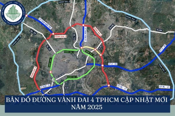 Bản đồ đường vành đai 4 TPHCM cập nhật mới năm 2025