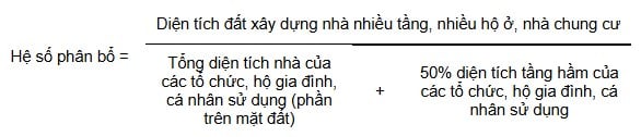 Trường hợp có tầng hầm