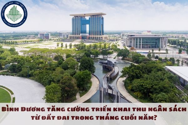 Bình Dương tăng cường triển khai thu ngân sách từ đất đai trong tháng cuối năm?