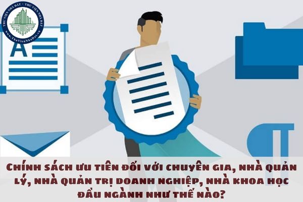 Chính sách ưu tiên đối với chuyên gia, nhà quản lý, nhà quản trị doanh nghiệp, nhà khoa học đầu ngành như thế nào?