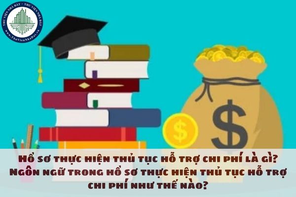 Hồ sơ thực hiện thủ tục hỗ trợ chi phí là gì? Ngôn ngữ trong hồ sơ thực hiện thủ tục hỗ trợ chi phí như thế nào?