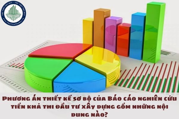 Phương án thiết kế sơ bộ của Báo cáo nghiên cứu tiền khả thi đầu tư xây dựng gồm những nội dung nào?