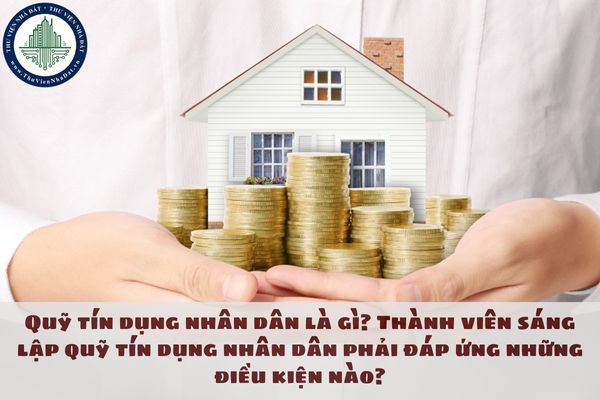 Thành viên sáng lập quỹ tín dụng nhân dân phải đáp ứng những điều kiện nào từ 20/12/2024?