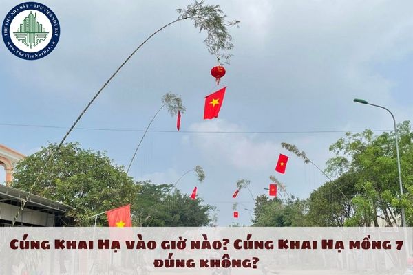 Cúng Khai Hạ vào giờ nào? Cúng Khai Hạ mồng 7 đúng không?