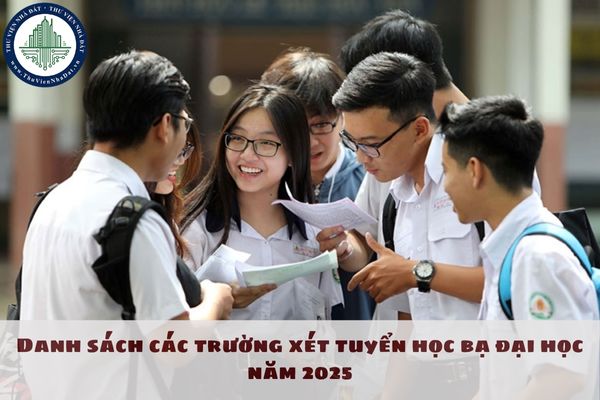 Danh sách các trường xét tuyển học bạ đại học năm 2025