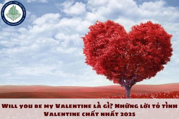 Will you be my Valentine là gì? Những lời tỏ tình Valentine chất nhất 2025