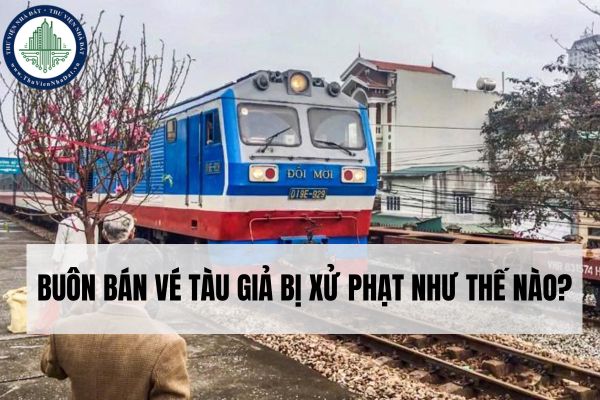 Buôn bán vé tàu giả bị xử phạt như thế nào?