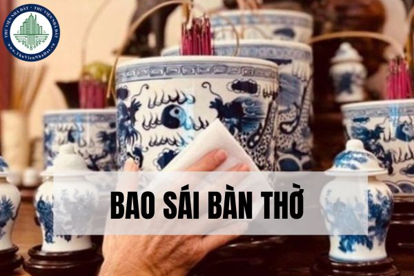 Bao sái bàn thờ là gì? Hướng dẫn bao sái bàn thờ để mang lại may mắn trong năm mới