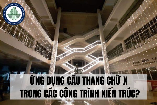 Ứng dụng cầu thang chữ X trong các công trình kiến trúc?