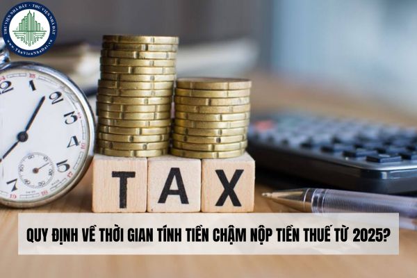 Quy định về thời gian tính tiền chậm nộp tiền thuế từ 2025?