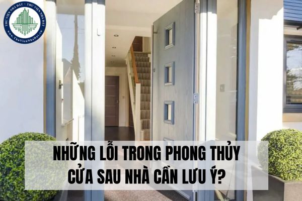 Những lỗi trong phong thủy cửa sau nhà cần lưu ý?