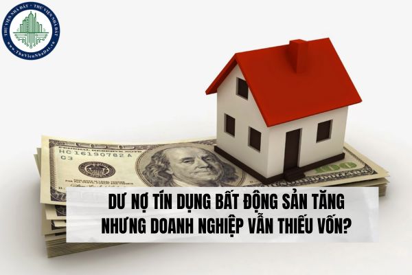 Dư nợ tín dụng bất động sản tăng nhưng doanh nghiệp vẫn thiếu vốn?