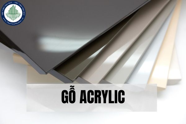 Gỗ Acrylic là gì? Ứng dụng của gỗ Acrylic trong thiết kế nội thất?