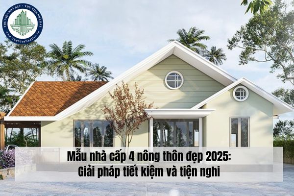 Mẫu nhà cấp 4 nông thôn đẹp 2025: Giải pháp tiết kiệm và tiện nghi