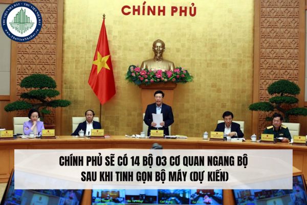 Chính phủ sẽ có 14 Bộ 03 cơ quan ngang Bộ sau khi tinh gọn bộ máy (Dự kiến)