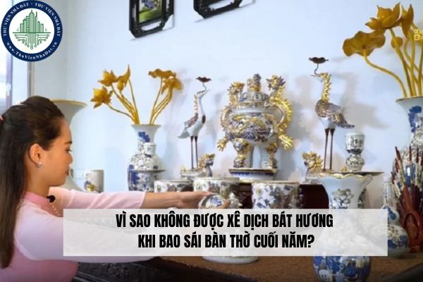 Vì sao không được xê dịch bát hương khi bao sái bàn thờ cuối năm?