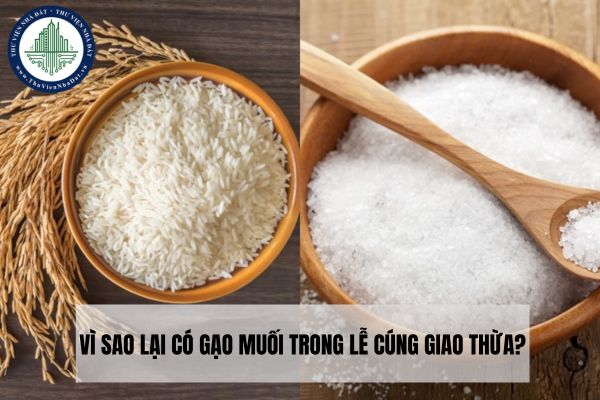 Vì sao lại có gạo muối trong lễ cúng giao thừa?