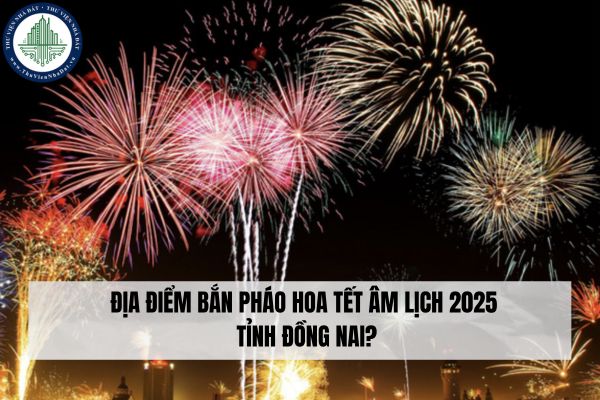 Địa điểm bắn pháo hoa Tết Âm lịch 2025 Tỉnh Đồng Nai