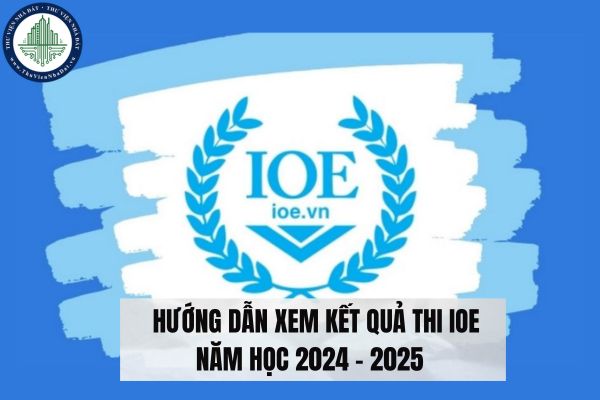 Hướng dẫn xem kết quả thi IOE năm học 2024 - 2025