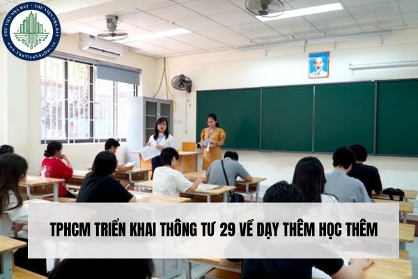 TPHCM triển khai Thông tư 29 về dạy thêm học thêm