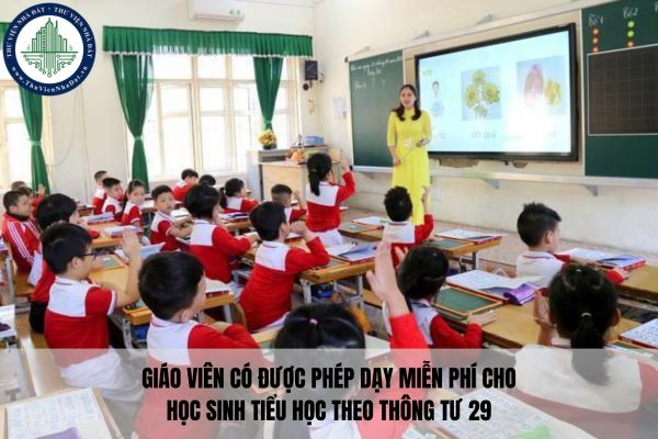 Giáo viên có được phép dạy thêm miễn phí cho học sinh tiểu học theo Thông tư 29