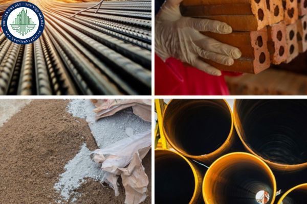 Tổng hợp bảng giá vật liệu xây dựng 2025