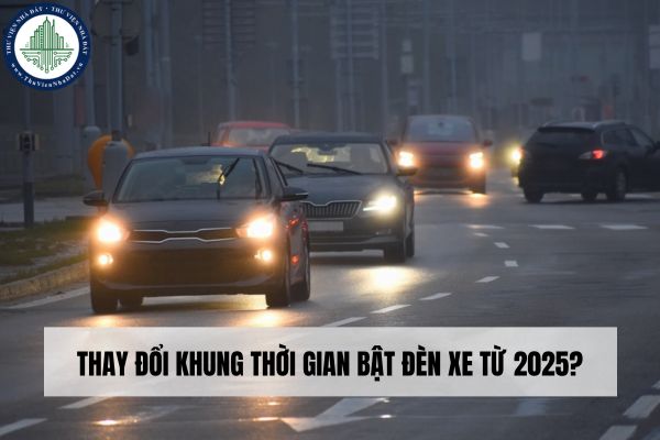 Thay đổi khung thời gian bắt buộc bật đèn xe từ 2025?