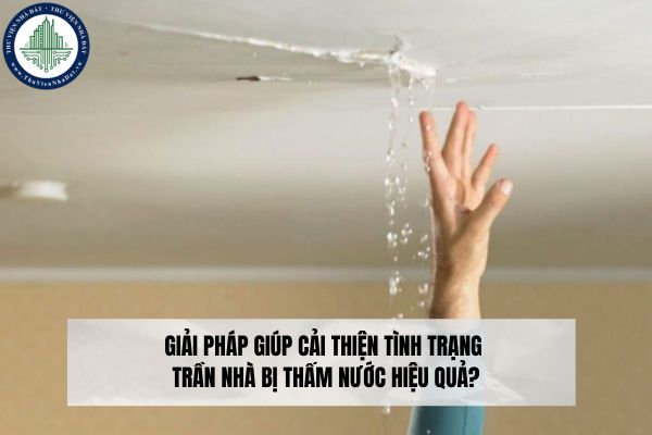 Giải pháp giúp cải thiện tình trạng trần nhà bị thấm nước hiệu quả?