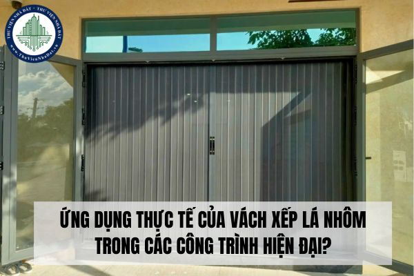 Ứng dụng thực tế của vách xếp lá nhôm trong các công trình hiện đại?