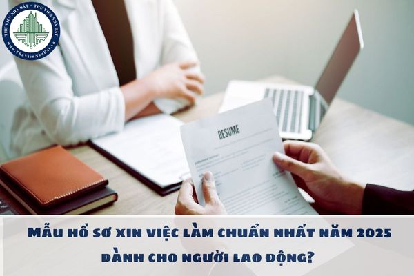 Mẫu hồ sơ xin việc làm chuẩn nhất năm 2025 dành cho người lao động? 