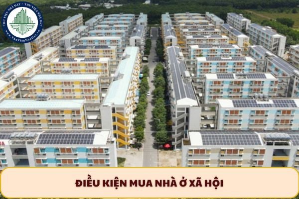 Điều kiện mua nhà ở xã hội đối với viên chức quốc phòng đang tại ngũ là gì?