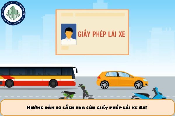 Hướng dẫn 03 cách tra cứu giấy phép lái xe A1?