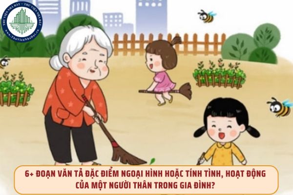 6+ Đoạn văn tả đặc điểm ngoại hình hoặc tính tình, hoạt động của một người thân trong gia đình?