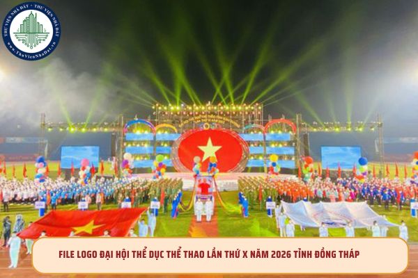 File Logo Đại hội thể dục thể thao lần thứ X năm 2026 tỉnh Đồng Tháp