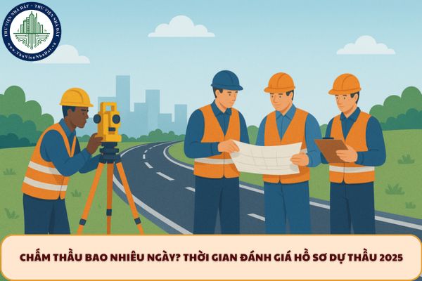 Chấm thầu bao nhiêu ngày? Thời gian đánh giá hồ sơ dự thầu 2025
