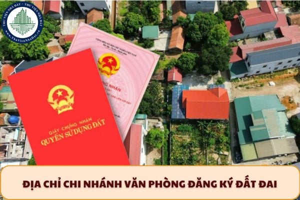 Địa chỉ Chi nhánh Văn phòng đăng ký đất đai khu vực XXI tỉnh Đồng Tháp ở đâu?