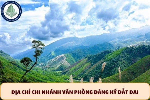 Thông tin địa chỉ Chi nhánh Văn phòng đăng ký đất đai khu vực A Lưới TP Huế