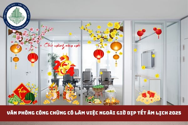 Văn phòng công chứng có làm việc ngoài giờ dịp tết Âm lịch 2025 không? (hình từ internet)