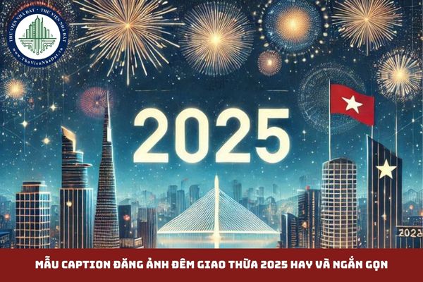 Mẫu caption đăng ảnh Đêm giao thừa 2025 hay và ngắn gọn (hình từ internet)